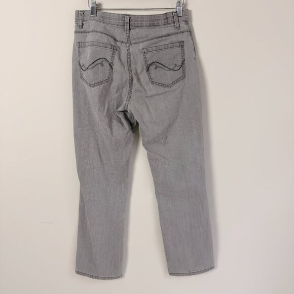 Lee Gray Straight Leg Jeans 8P - Picture 2 of 2